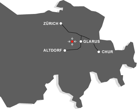 Lage Glärnischhütte